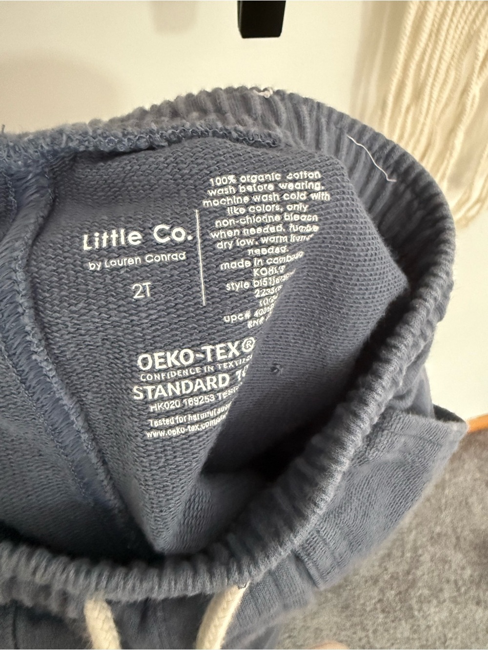 Little Co by Lauren Conrad - 2T - blue drawstring shorts - Picture 6 of 7